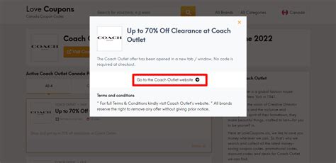 coach employee discount policy
